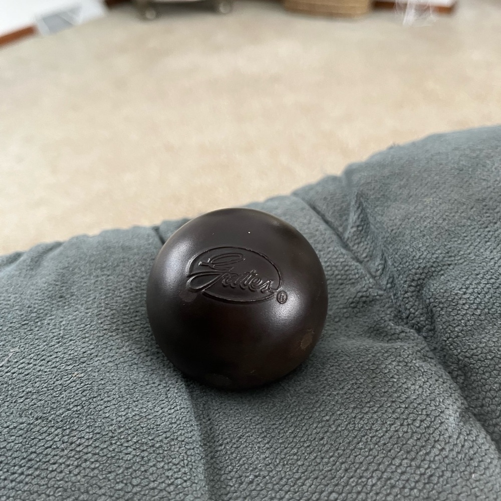 Gates Dark Brown Rubber Ball Vintage